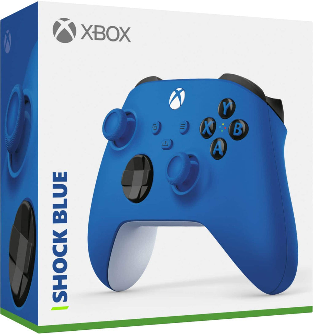 Microsoft - Xbox Wireless Controller for Xbox Series X, Xbox Series S, Xbox One, Windows Devices - Shock Blue