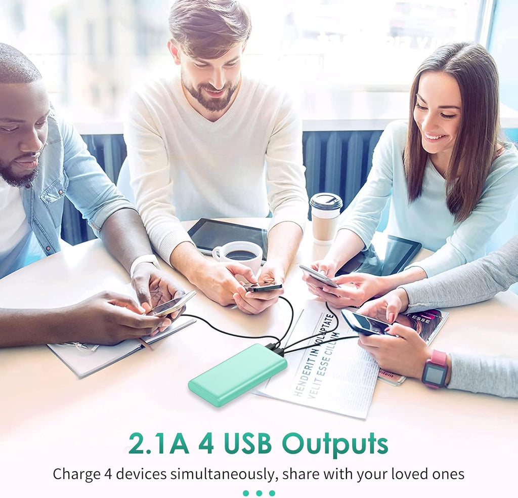 Portable Charger 38800mAh,LCD Display Power Bank,5 USB Outputs Battery Pack Backup, USB-C in&out Dual Input Phone Charging Compatible with iPhone 16/15/14/13 Pro/12,Android Samsung Galaxy Pixel Nexus