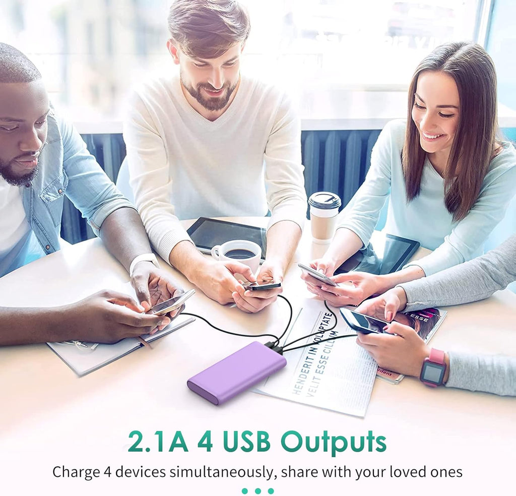 Portable Charger 38800mAh,LCD Display Power Bank,5 USB Outputs Battery Pack Backup, USB-C in&out Dual Input Phone Charging Compatible with iPhone 16/15/14/13 Pro/12,Android Samsung Galaxy Pixel Nexus